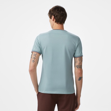  Fred Perry Twin Tipped Erkek Mavi T-Shirt