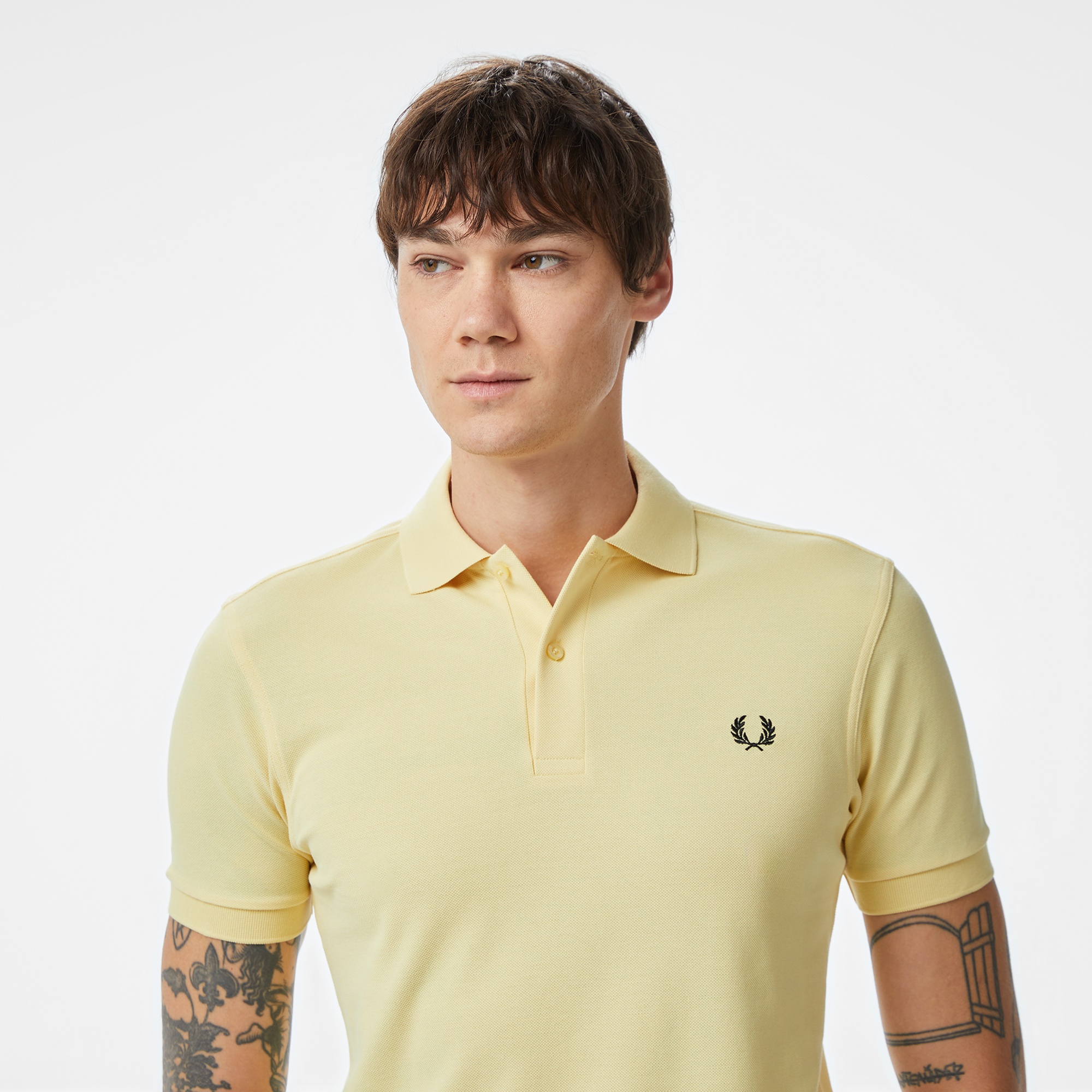Fred Perry Erkek Sarı Polo