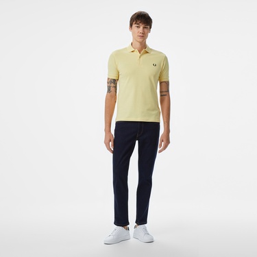  Fred Perry Erkek Sarı Polo