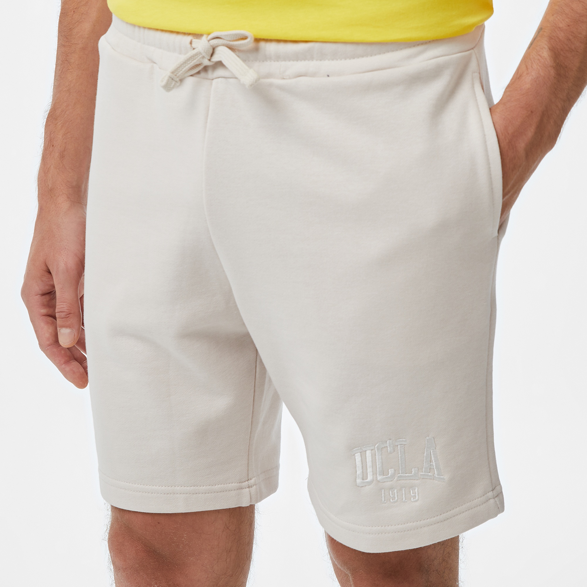 UCLA Jarvis Erkek Krem Örme Şort