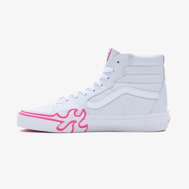  Vans Sk8-Hi Flame Unisex Beyaz Sneaker