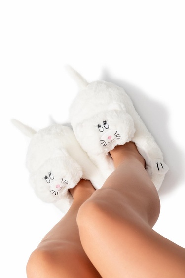  Gatto Kadın Hayvanlı Panduf Beyaz 36/41