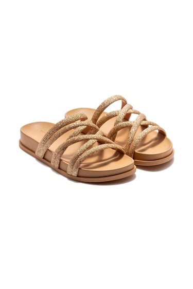  Shine Ad Kadın Terlik Altın 35/42