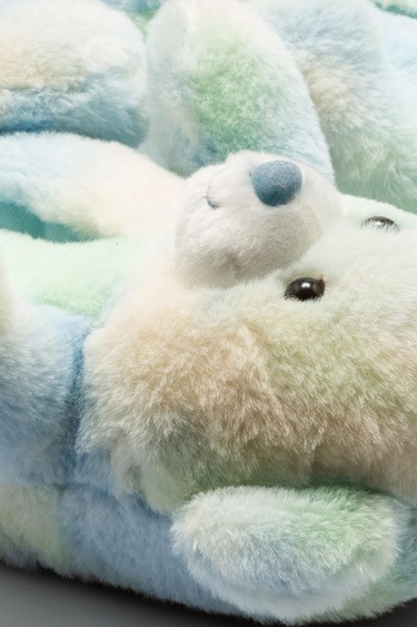  Yogi Kadın Hayvanlı Panduf Mavi 36/41