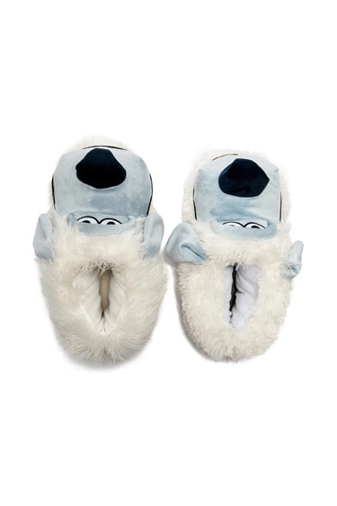  Gobi Erkek Hayvanlı Panduf Beyaz 41/46