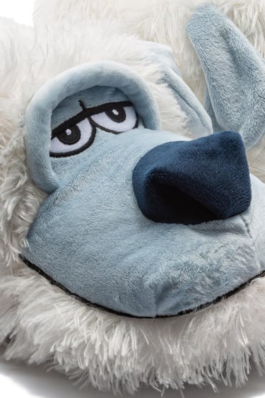  Gobi Erkek Hayvanlı Panduf Beyaz 41/46