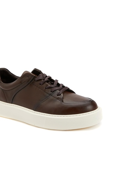  Network Erkek KahverengiDeri Sneaker