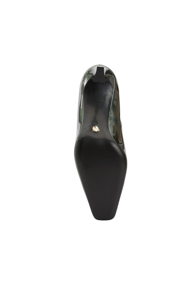  George Hogg Kadın Yeşil Rugan Deri Topuklu Ayakkabı