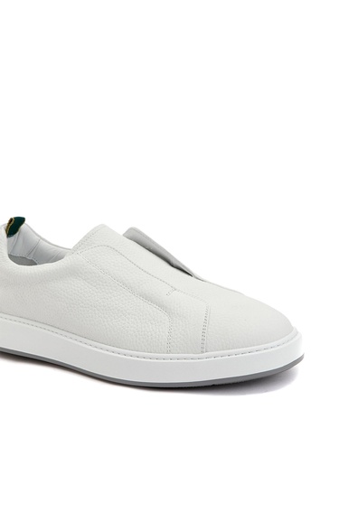  George Hogg Erkek Beyaz Deri Sneaker
