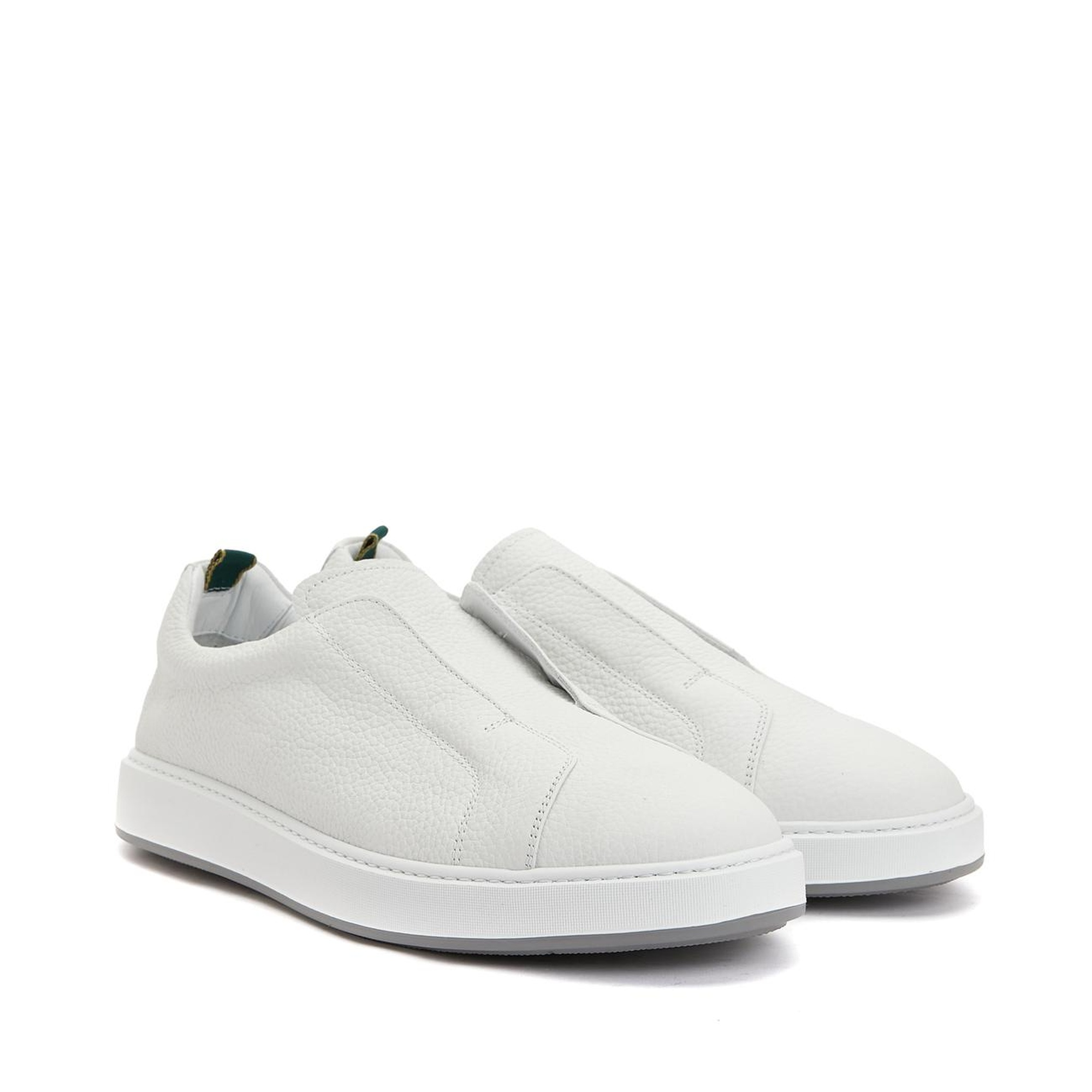 George Hogg Erkek Beyaz Deri Sneaker