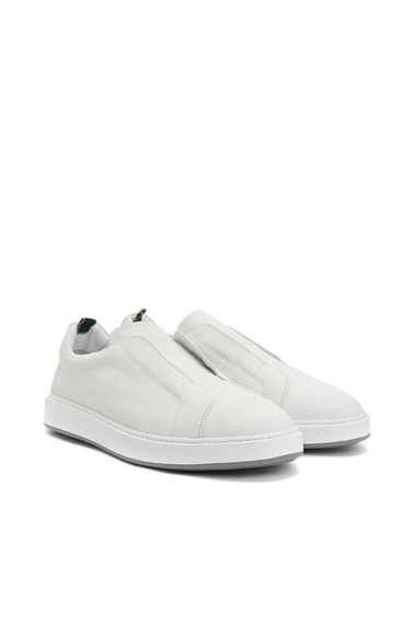  George Hogg Erkek Beyaz Deri Sneaker