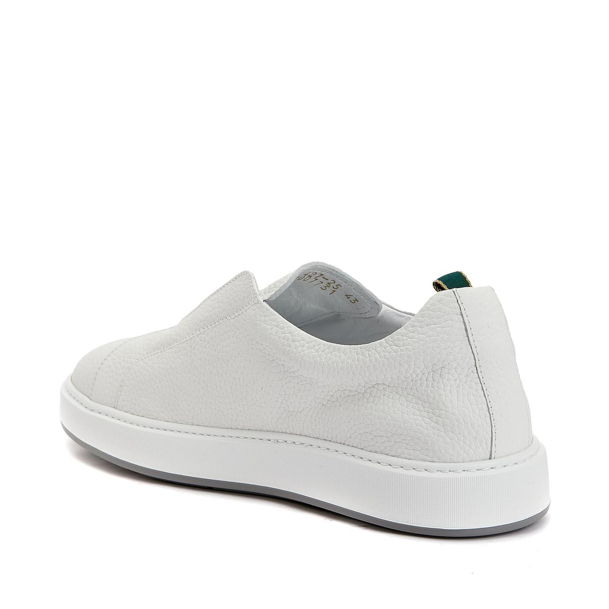 George Hogg Erkek Beyaz Deri Sneaker