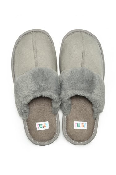  Ella Kadın Ev Terliği Gri 37/41