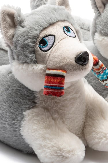  Camila Kadın Hayvanlı Panduf Gri 36/41