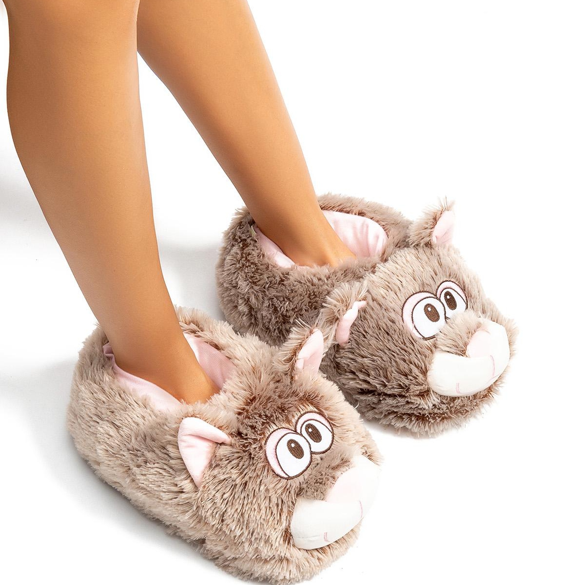 Razy Kadın Hayvanlı Panduf Kahverengi 36/41