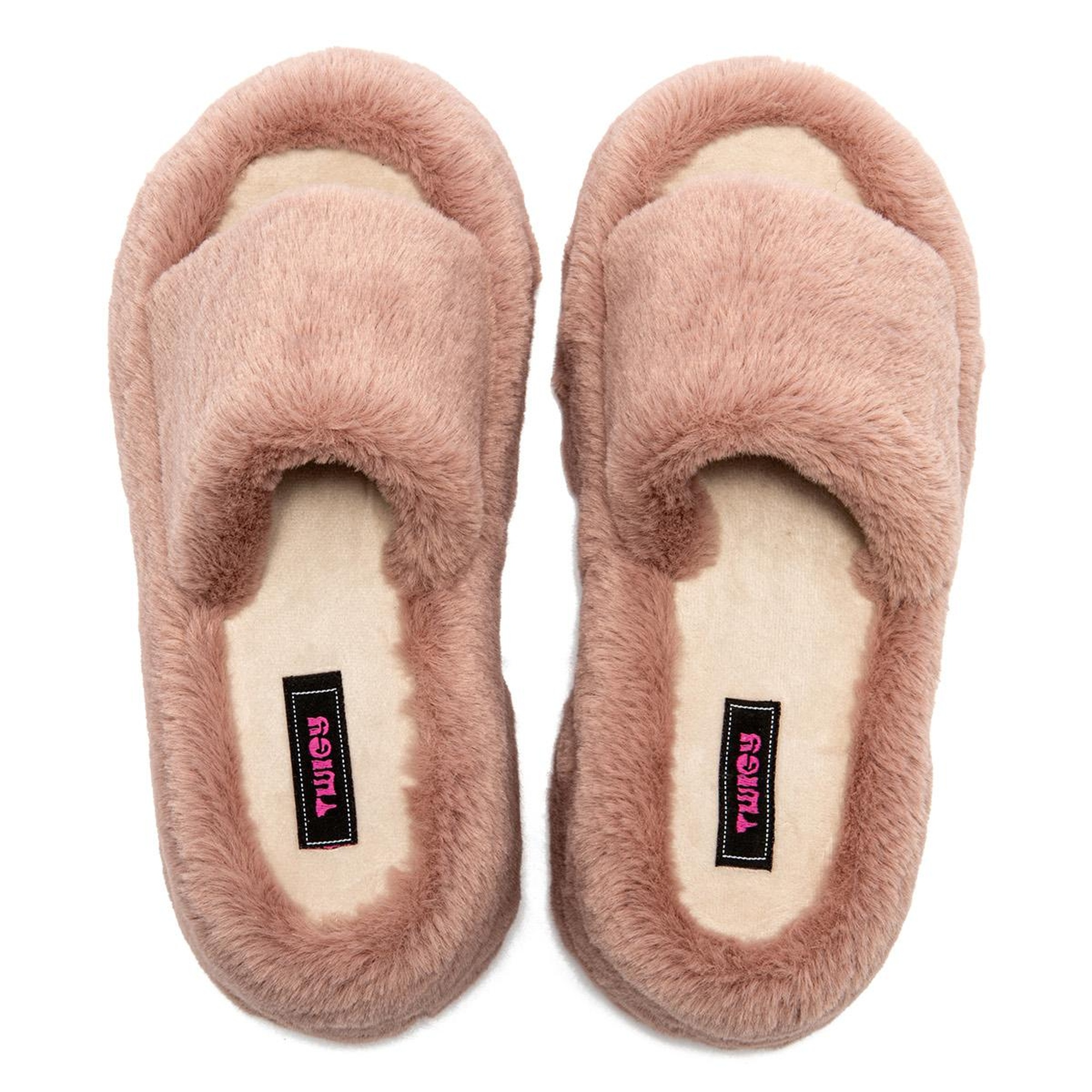 Lili Peluş Kadın Topuklu Ev Terliği Pembe 36/40