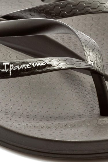  Anatomik Colors Kadın Parmak Arası Terlik Siyah 35/42