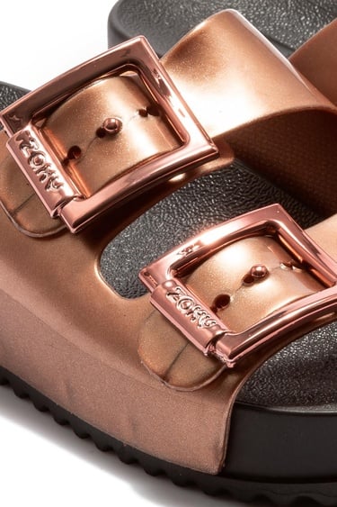  Partner Kadın Terlik Altın Siyah 35/42