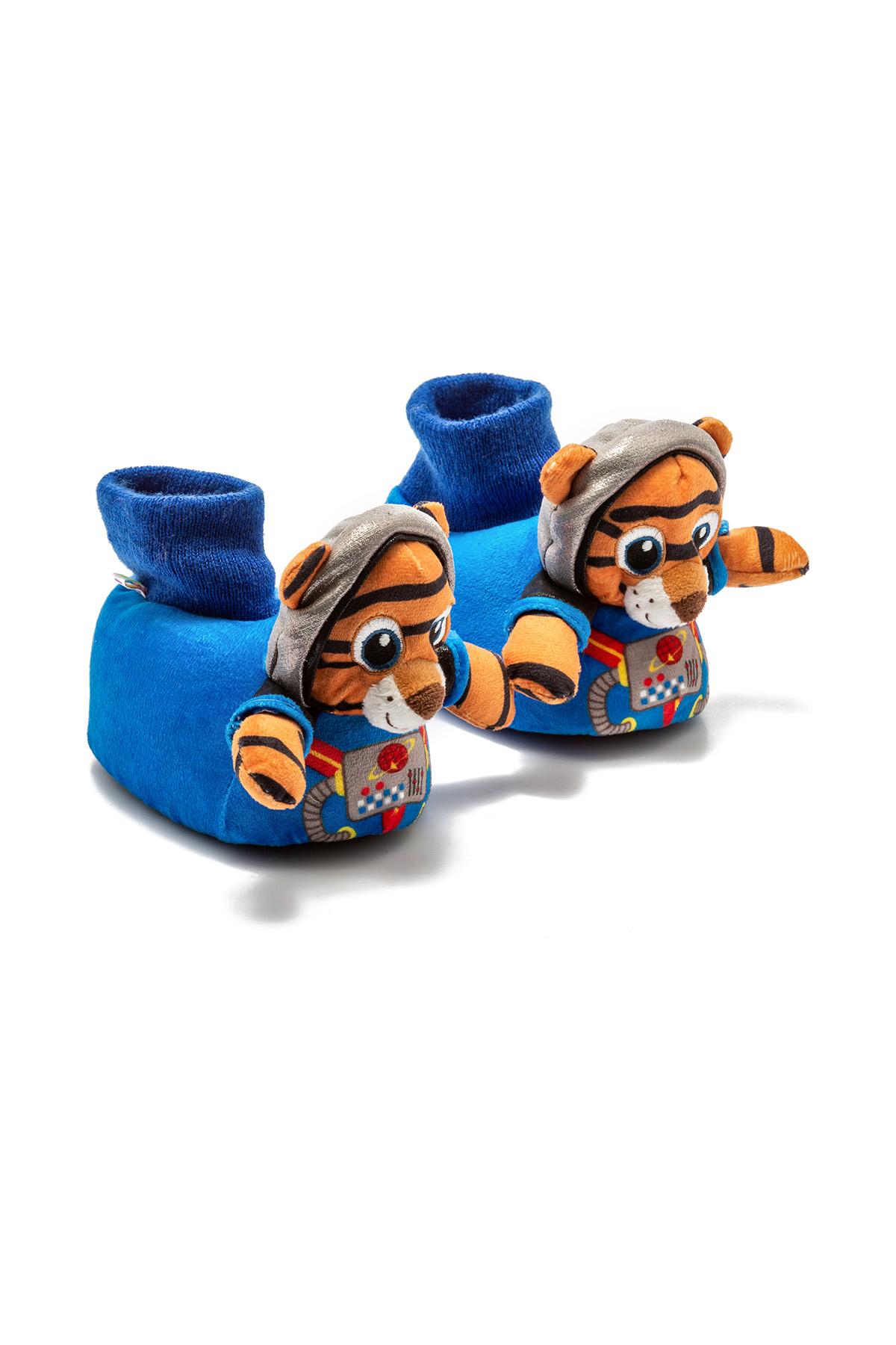  Apollo Çocuk Hayvanlı Panduf Lacivert 24/31