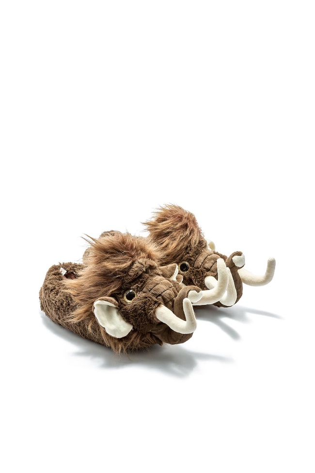  Mamut Kadın,Garson Boy Hayvanlı Panduf Kahverengi 33/38