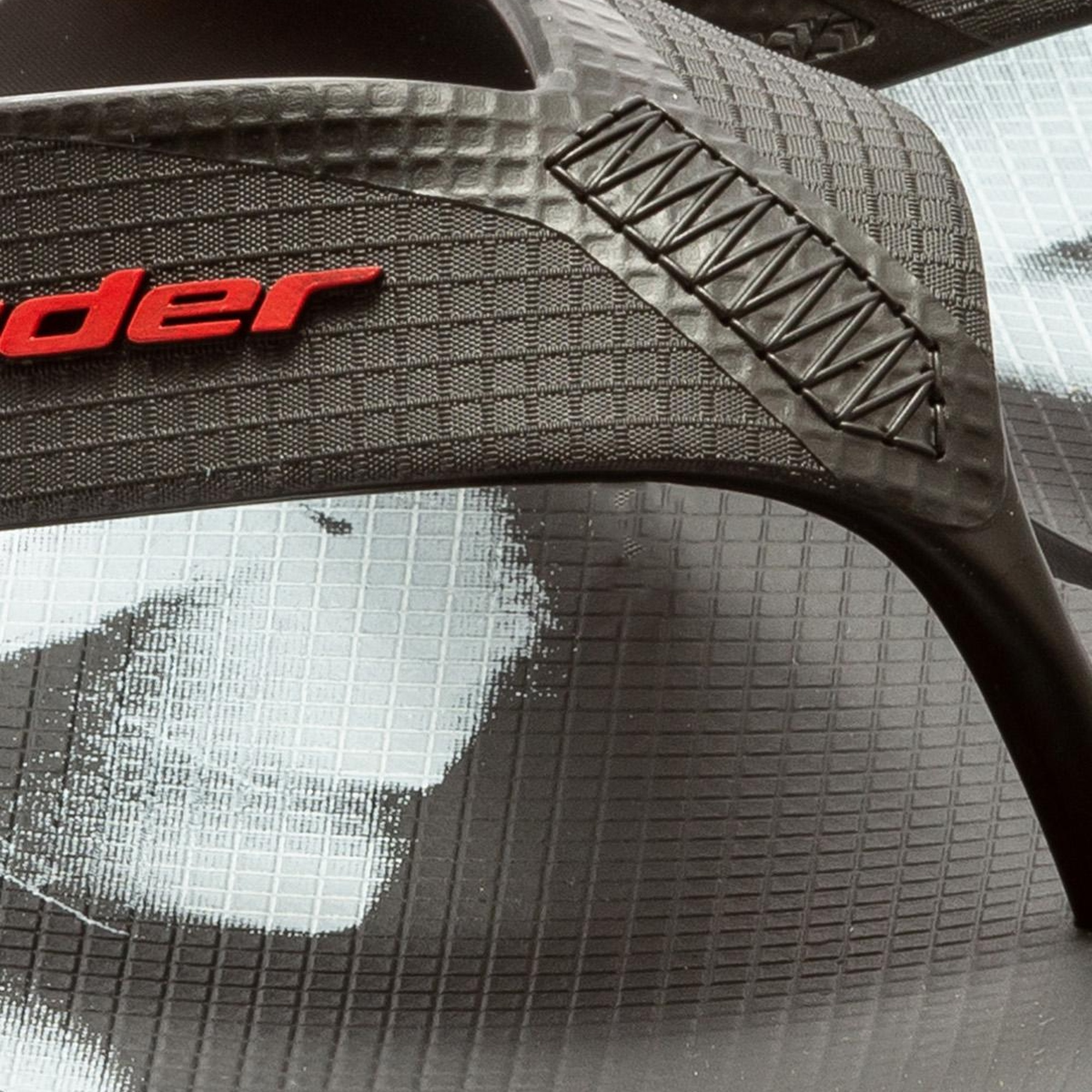 Way Dedo Erkek Parmak Arası Terlik Siyah Kırmızı 39/46