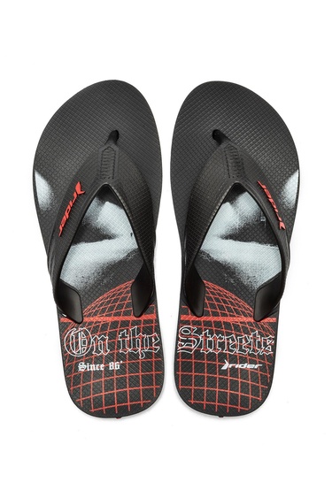  Way Dedo Erkek Parmak Arası Terlik Siyah Kırmızı 39/46