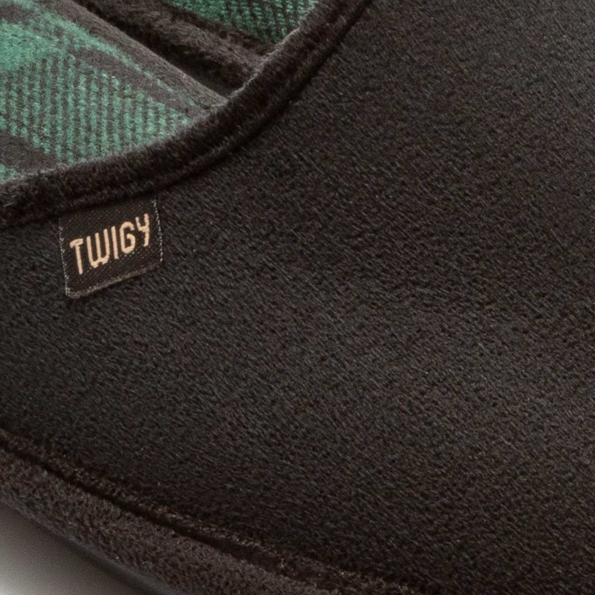 Ekose Erkek Ev Terliği Siyah Yeşil 41/46