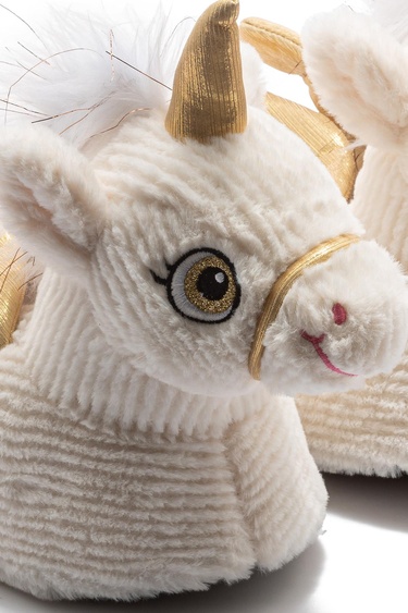  Lio Kadın Hayvanlı Panduf Beyaz 36/41