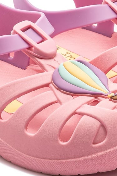  Summer Çocuk Sandalet Pembe-Lila 19/29
