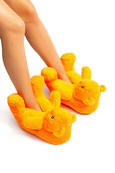  Pookie Kadın Hayvanlı Panduf Turuncu 36/41