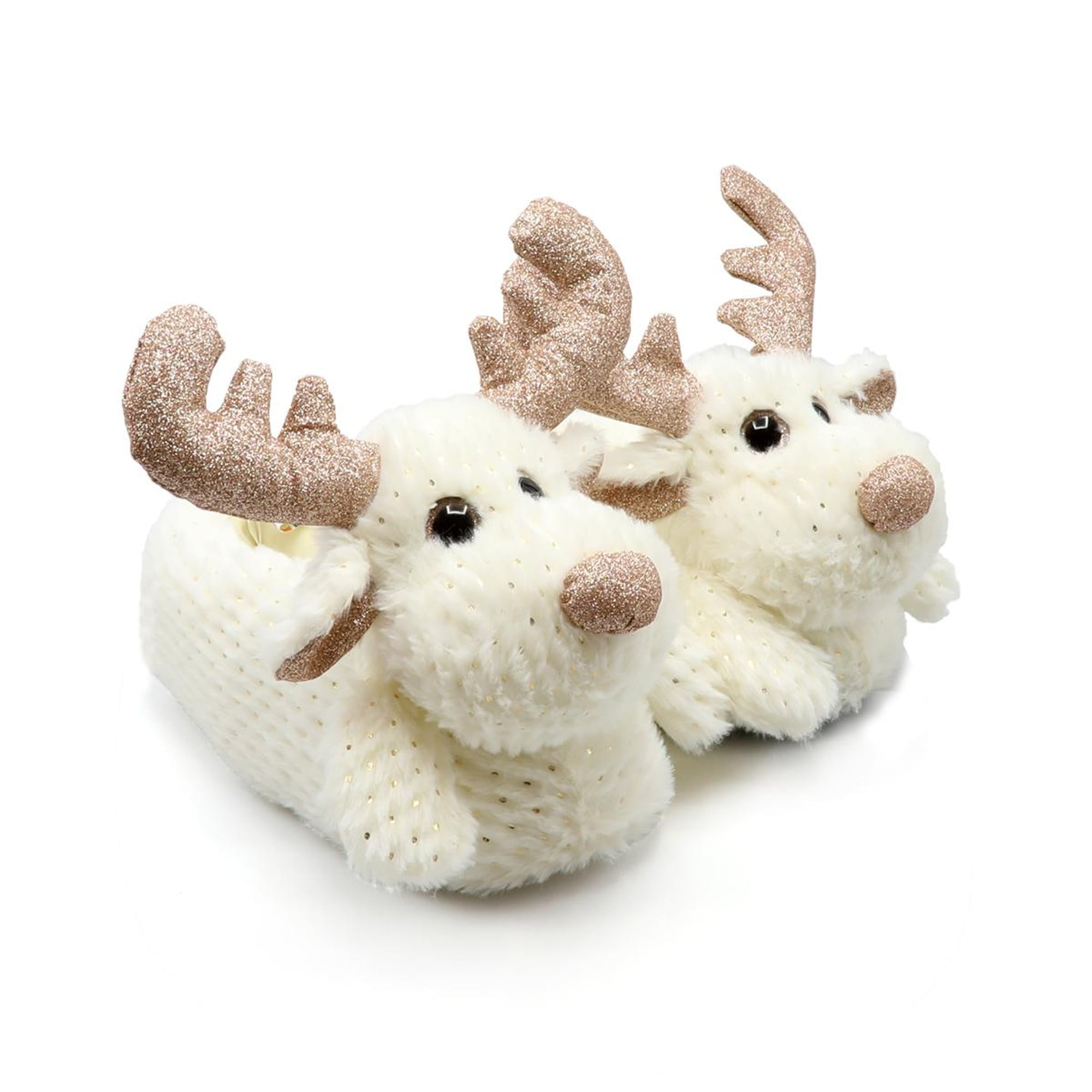 Geyik Star Kadın Hayvanlı Panduf Beyaz 36/41