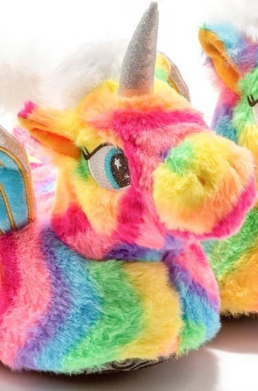  Rainbow Çocuk Hayvalı Panduf Renkli 30/35