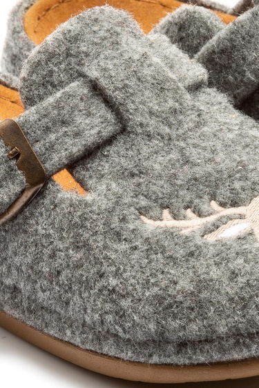  Ren Kadın, Garson Boy Ev Terliği Gri 36/40