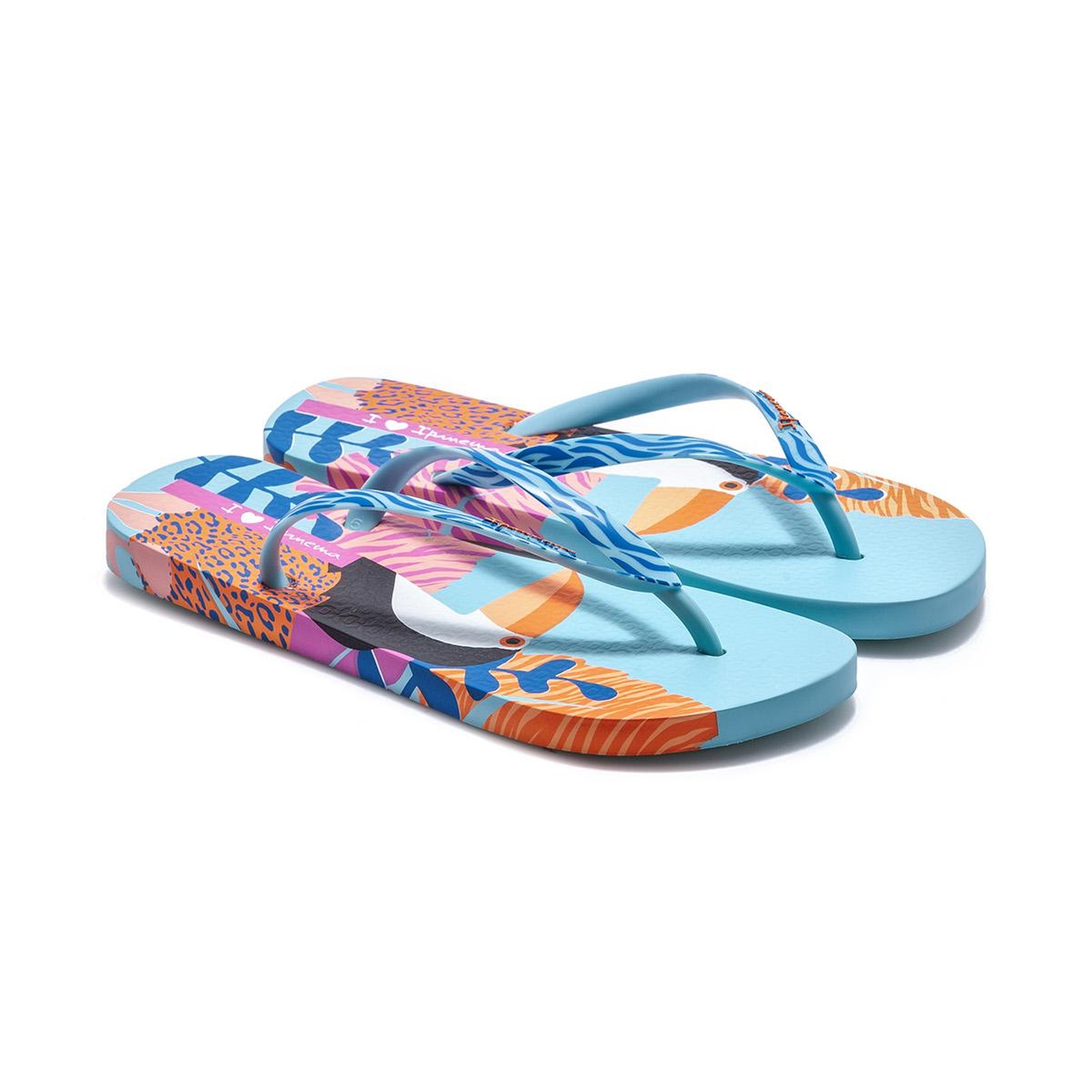 Selva Kadın Parmak Arası Terlik Mavi 35/42