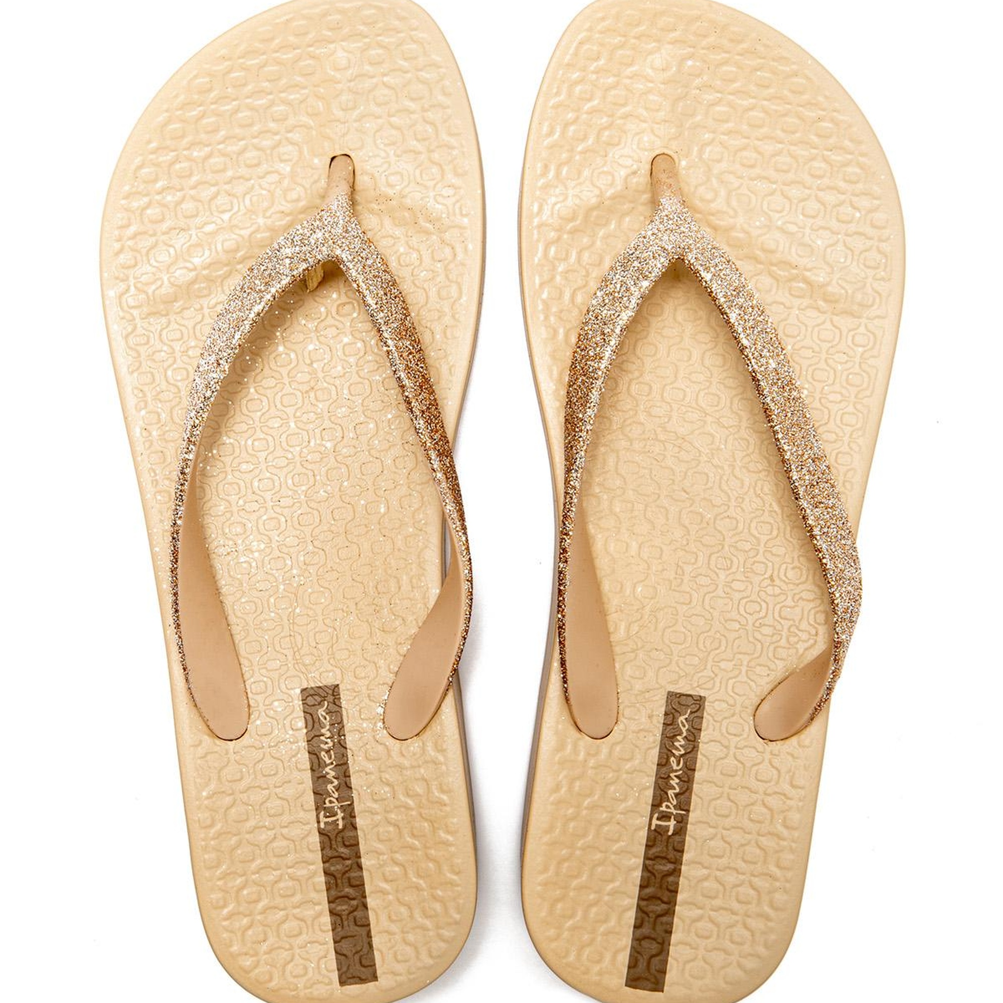 Mesh Chic Kadın Parmak Arası Terlik Bej 35/40