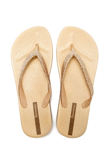  Mesh Chic Kadın Parmak Arası Terlik Bej 35/40