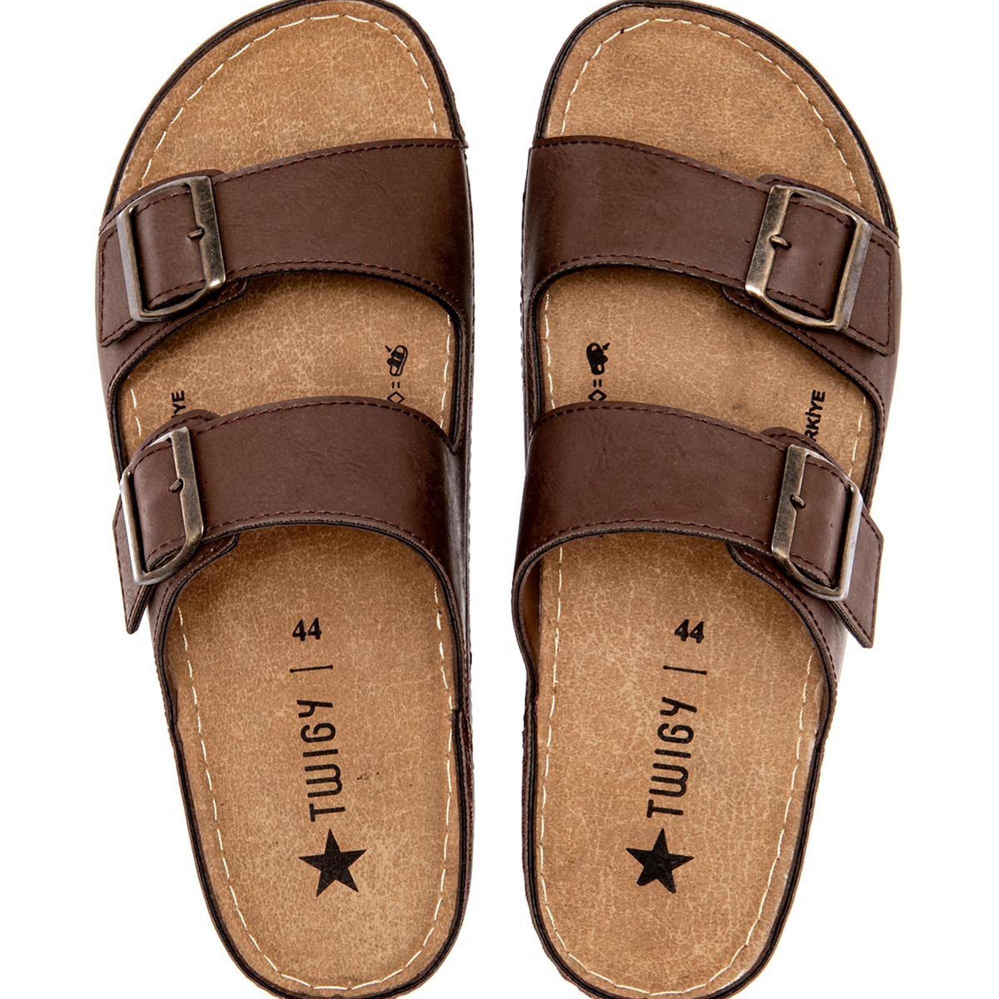 Olive Erkek Terlik Kahverengi 40/45