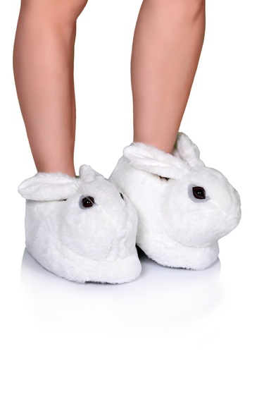  Zulu Kadın Hayvanlı Panduf Beyaz 36/41