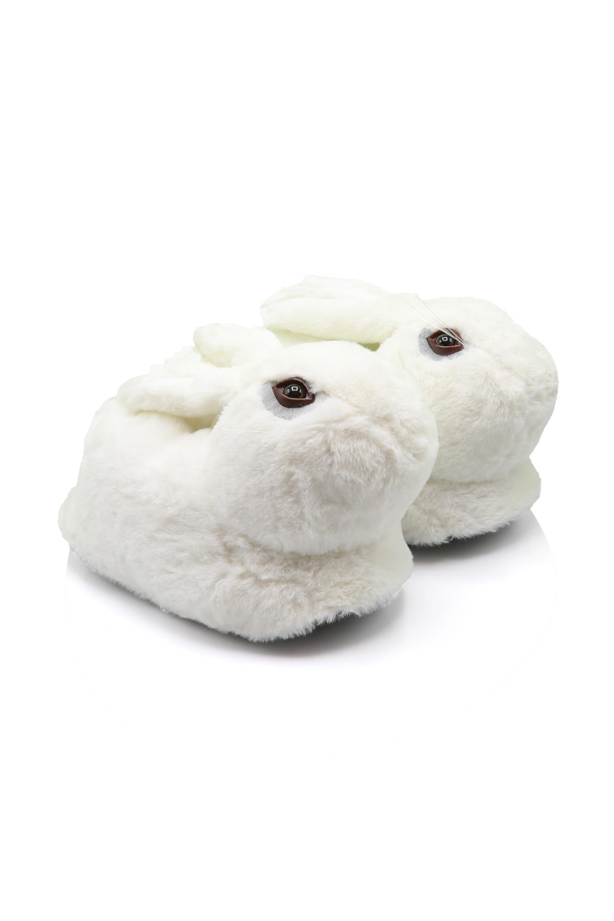  Zulu Kadın Hayvanlı Panduf Beyaz 36/41