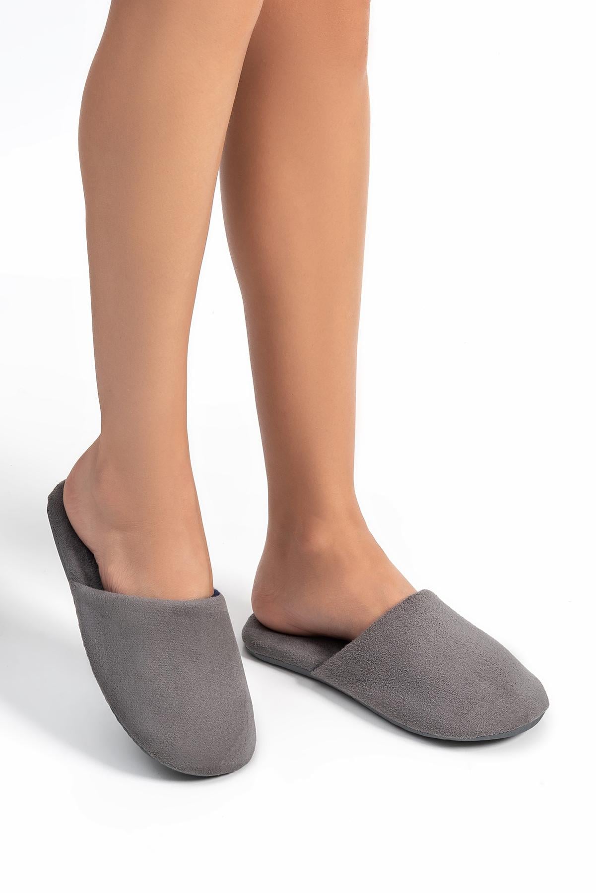  Maja Kadın,Garson Boy Ev Terliği Füme 35/40