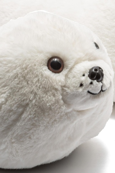  Foka Kadın Hayvanlı Panduf Beyaz 36/41