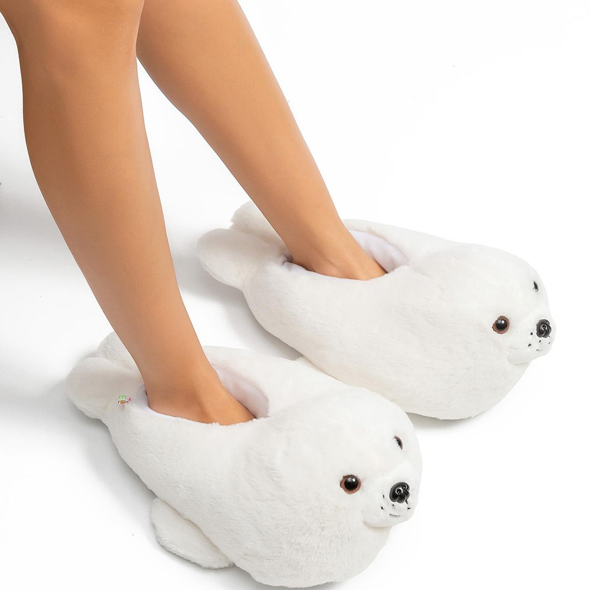 Foka Kadın Hayvanlı Panduf Beyaz 36/41