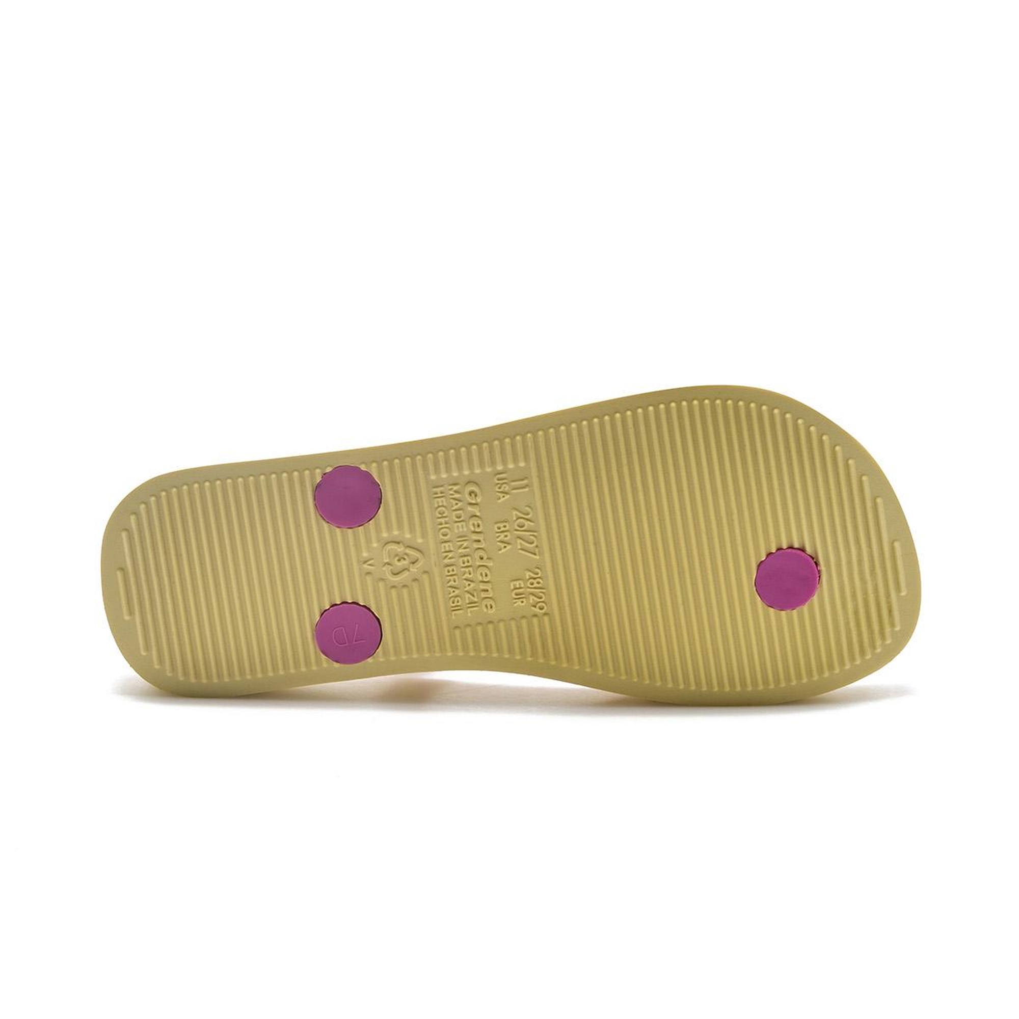 Nostalgic Hearts Çocuk Parmak Arası Terlik Sarı 25/35