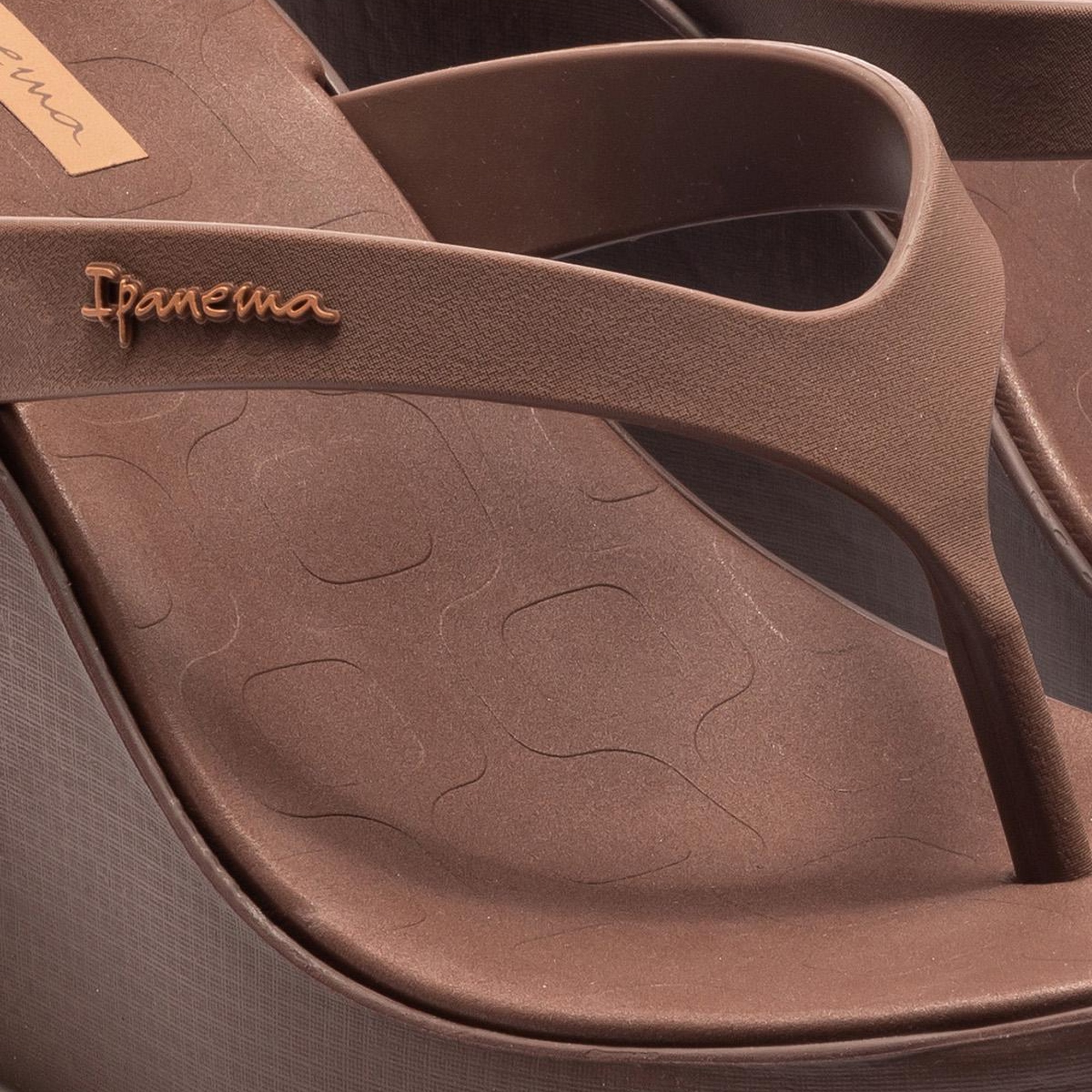 High Fashion Thong Kadın Parmak Arası Terlik Kahverengi 35/40