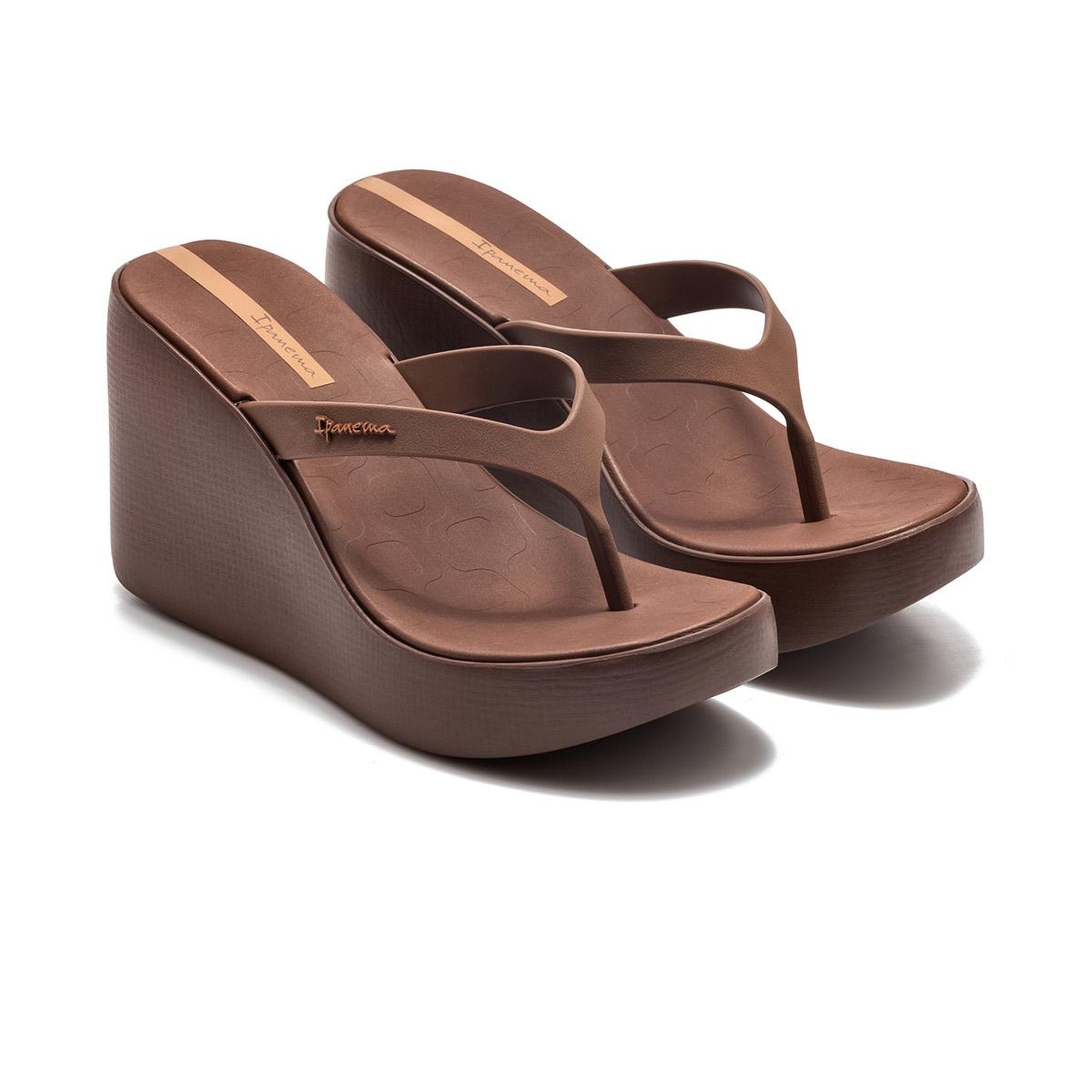 High Fashion Thong Kadın Parmak Arası Terlik Kahverengi 35/40