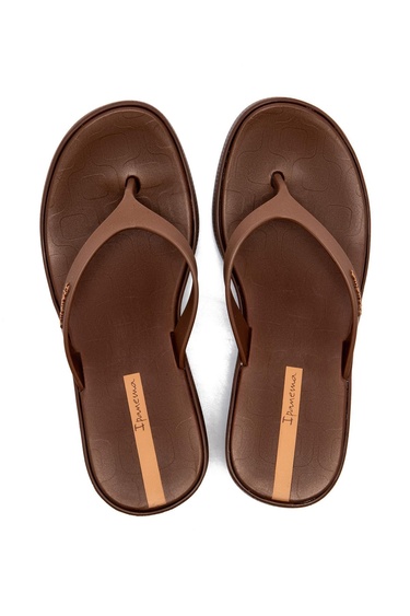  High Fashion Thong Kadın Parmak Arası Terlik Kahverengi 35/40