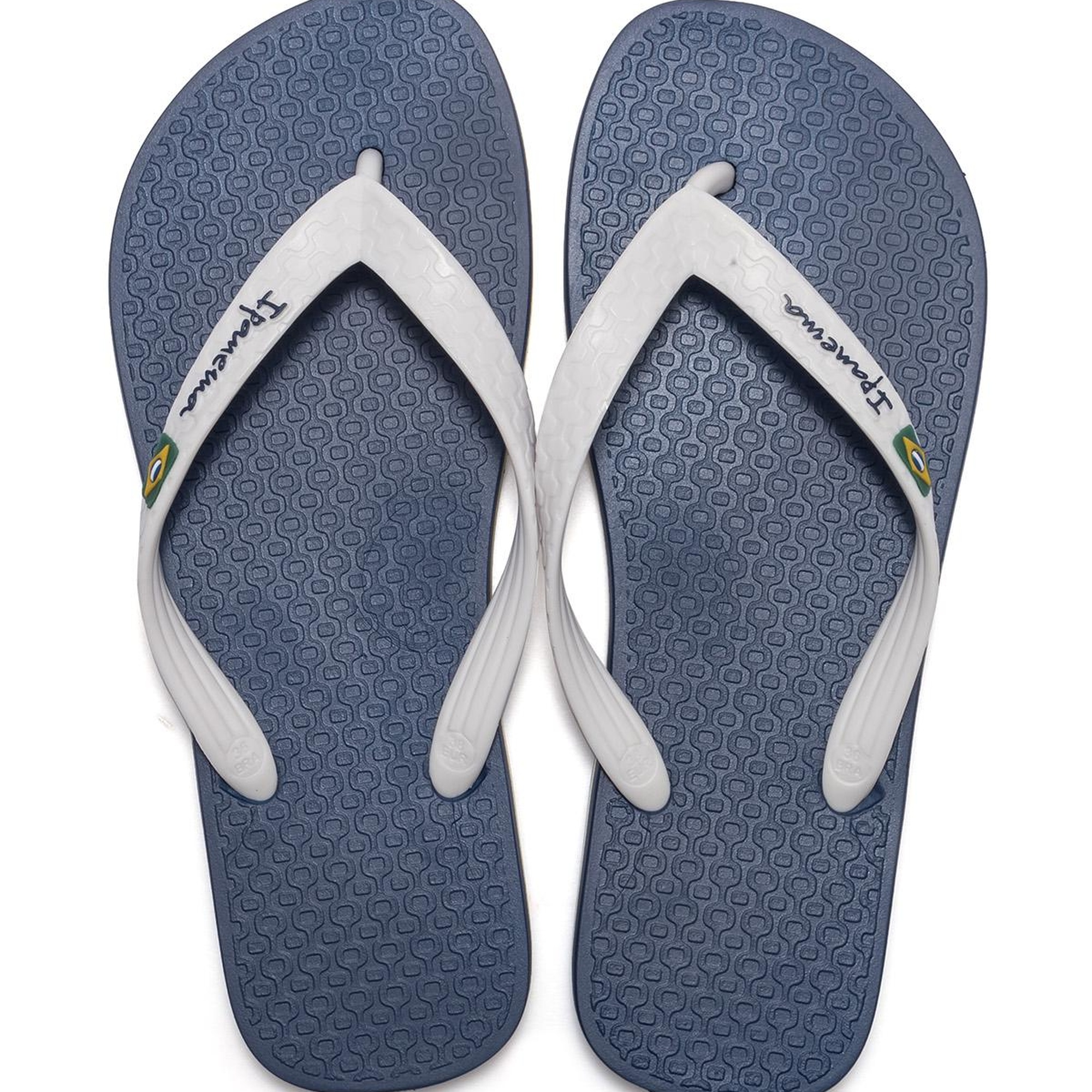 Clas Brazil Kadın Parmak Arası Terlik Beyaz Mavi 35/42