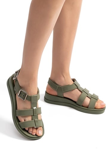  Absoluta Kadın Sandalet Yeşil 35/42