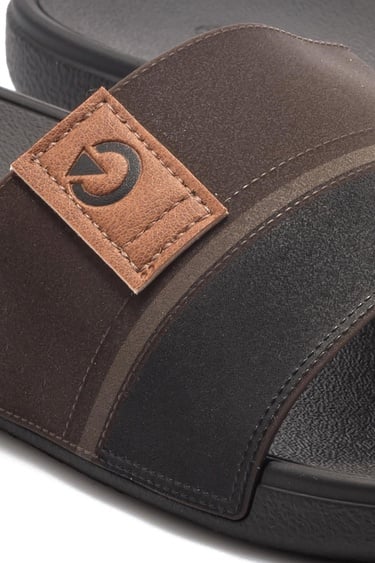  Dakar Slide Erkek Terlik Kahverengi 39/46