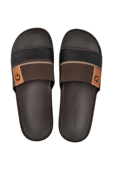  Dakar Slide Erkek Terlik Kahverengi 39/46